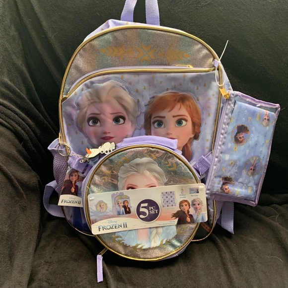 Frozen 2, 5 Piece Backpack Set! Anna and Elsa
New! - Picture 4 of 4